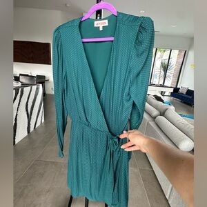 Leyden Deep Teal Long Sleeve Dress